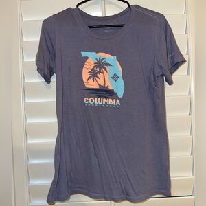 Columbia Sportswear Logo T-Shirt in purple